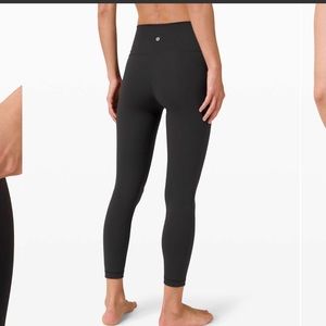 Lululemon Black Wunder Under High-Rise Tight 28" *Full-On Luxtreme
